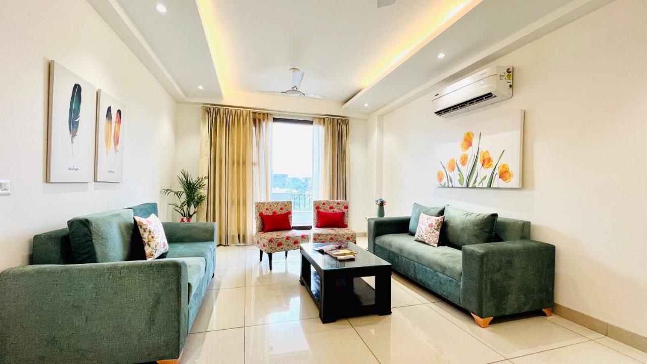 Olive Service Apartments - Golf Course Road 구르가온 외부 사진