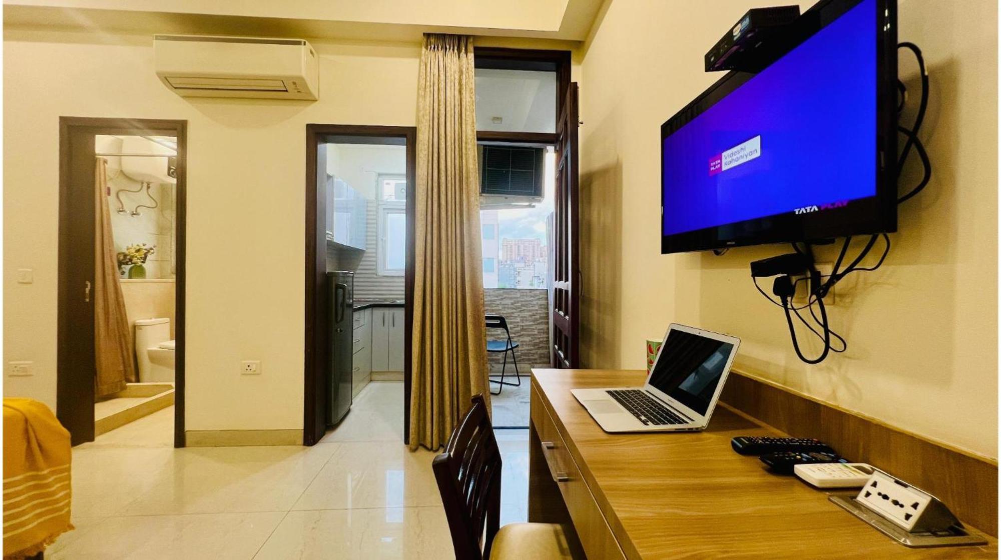 Olive Service Apartments - Golf Course Road 구르가온 외부 사진
