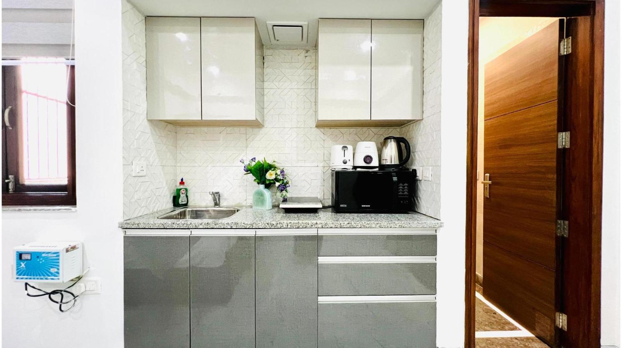 Olive Service Apartments - Golf Course Road 구르가온 외부 사진