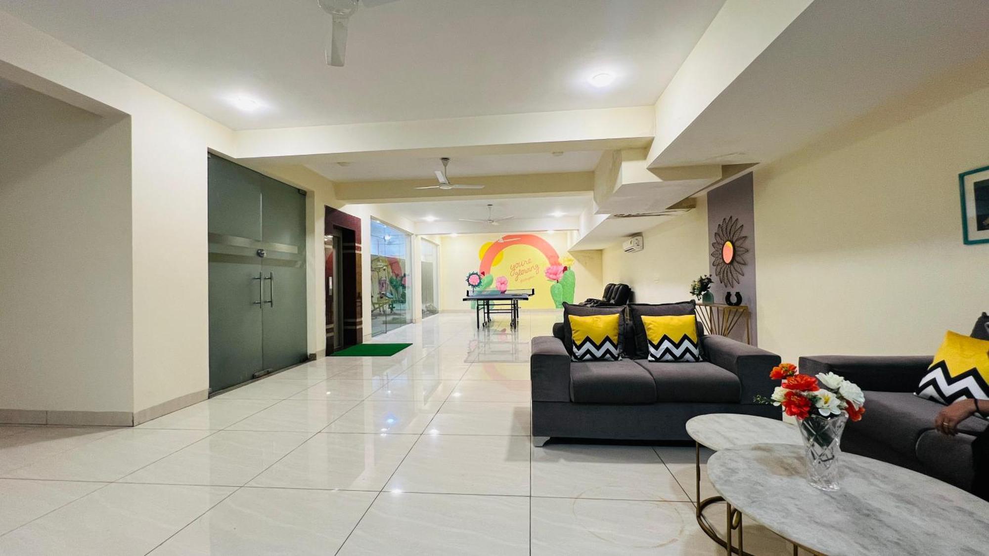 Olive Service Apartments - Golf Course Road 구르가온 외부 사진